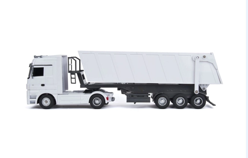 RC sklápač Mercedes-Benz Actros, biela
