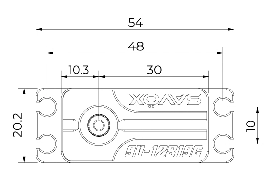 SV-1281SG HiVOLT digitálne servo (60kg-0,14s/60°)