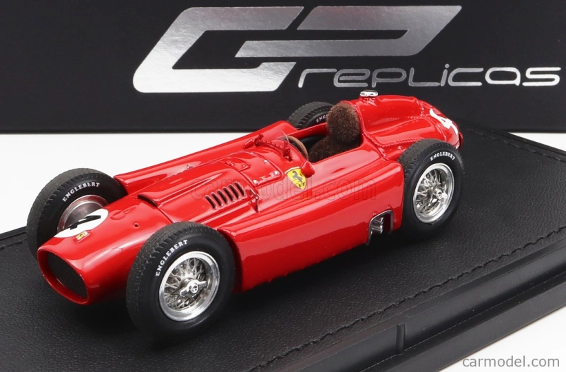 Repliky Ferrari F1 D50 N 4 2nd British Gp 1956 A.de Portago - Peter Collins 1:43 Červená