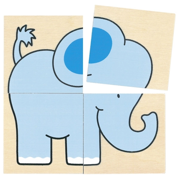 Goki Puzzle a pamäťová hra Divoké zvieratá