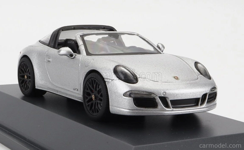 Schuco Porsche 911 991 Carrera Targa Cabriolet 2014 1:43 Stříbrná Černá