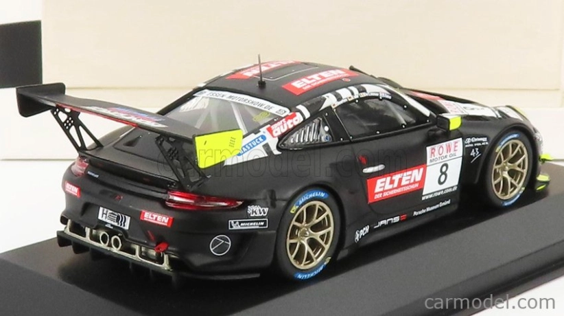 Minichamps Porsche 911 991-2 Gt3-r Team Iron Force N 8 1:43, černá