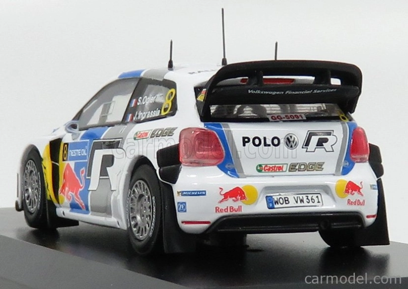 Ixo-models Volkswagen Polo R Wrc Team Volkswagen Motorsport N 8 Rally Finland 2013 S.ogier - J.ingrassia 1:43 Biela Modrá Šedá