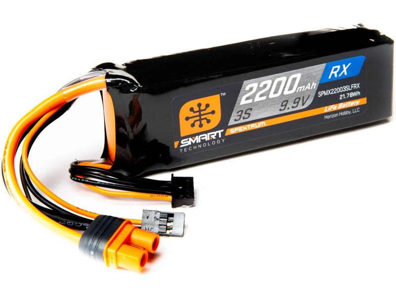 Spektrum Smart LiFe 9,9V 2200mAh Rx IC3