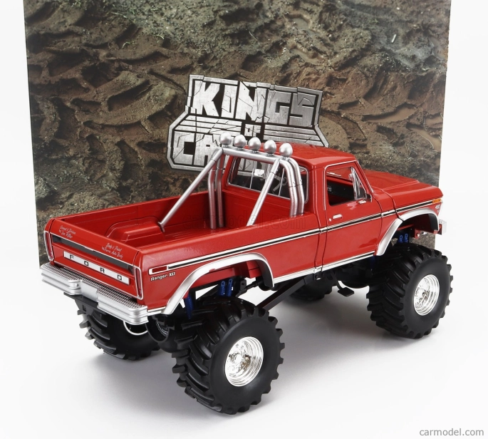 Greenlight Ford USA F-250 Monster Truck Godzilla 1974 1:18, červená