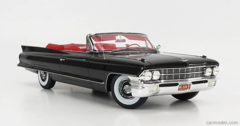 Mitica Cadillac Eldorado Biarritz Convertible Open 1962 1:18 Black
