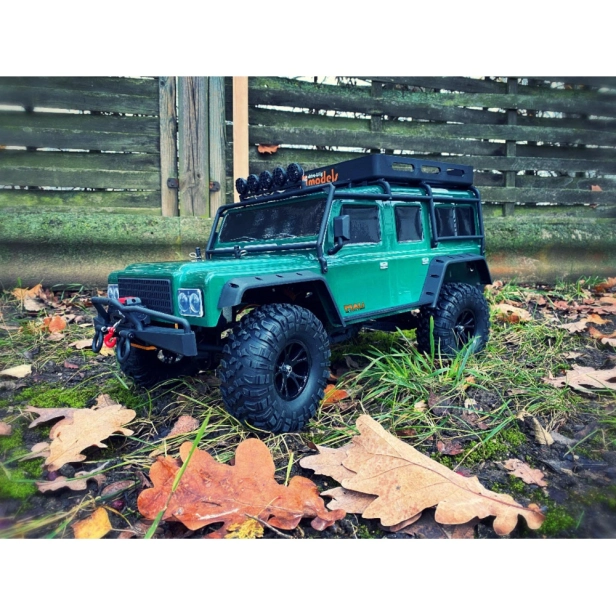 RC auto DF-4J XXL Crawler, zelená