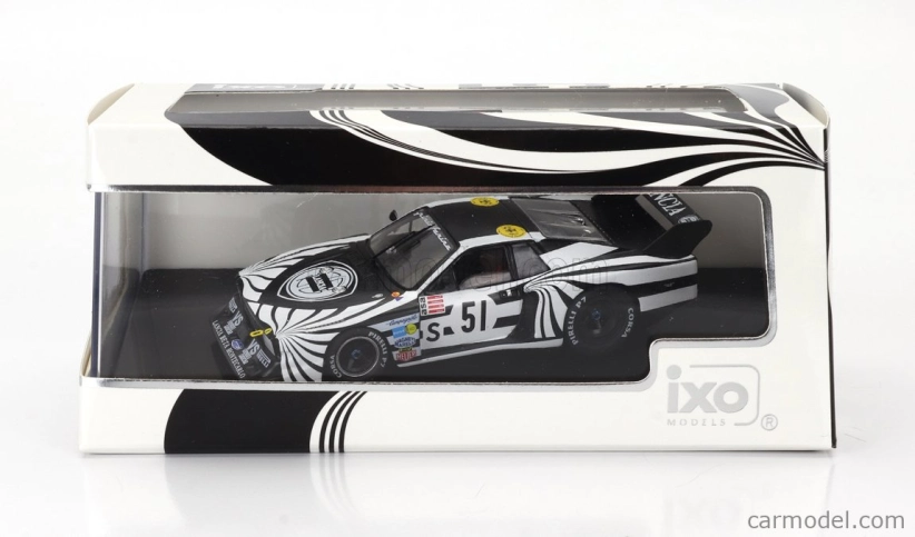 Ixo-models Lancia Beta Montecarlo Turbo N 51 6h Silverstone 1979 Riccardo Patrese - Walter Rohrl 1:43 čierna biela