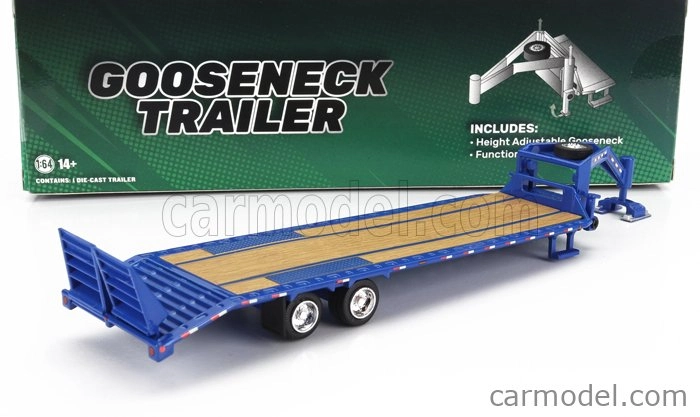Greenlight Trailer Príves Pianale pre nákladné vozidlá - Rimorchio 1:64 Blue Wood