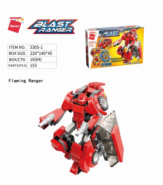 Qman Blast Ranger 3305-1 Ohnivý Strážce | RCprofi.cz