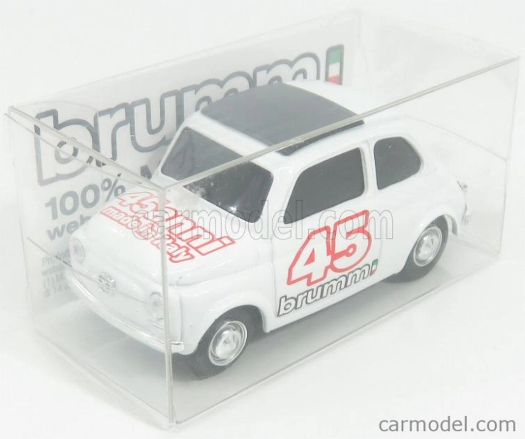 Brumm prom Fiat 500 Brums 45th Anniversary 1:43 Bílá