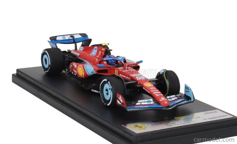 Looksmart Ferrari F1 Sf-24 Team Scuderia Ferrari N 55 5th Miami Gp 2024 Carlos Sainz 1:43 Červená Černá Světle Modrá