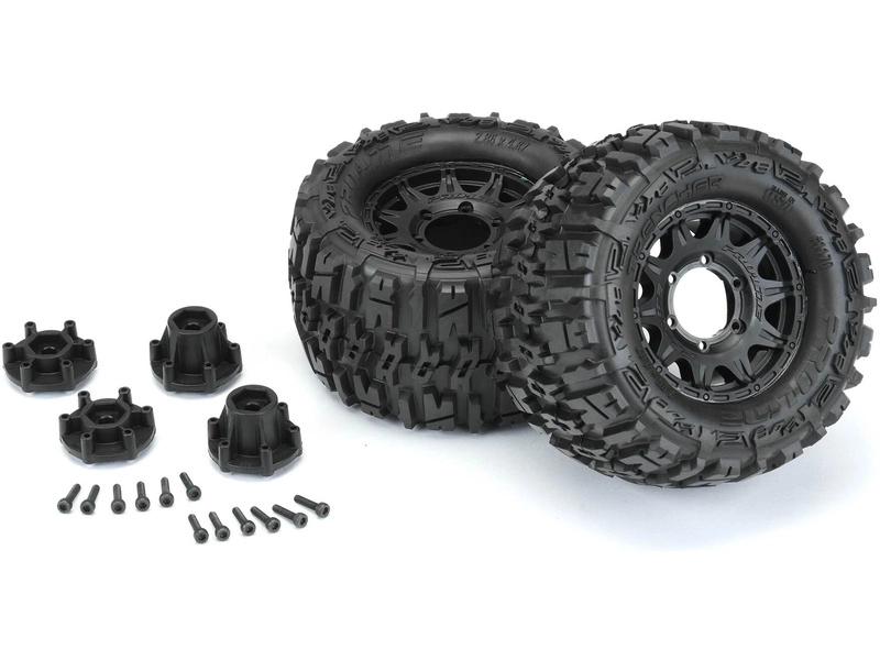 Pro-Line bike 2.8", pneumatiky Trencher, čierny disk Raid H12 (2)