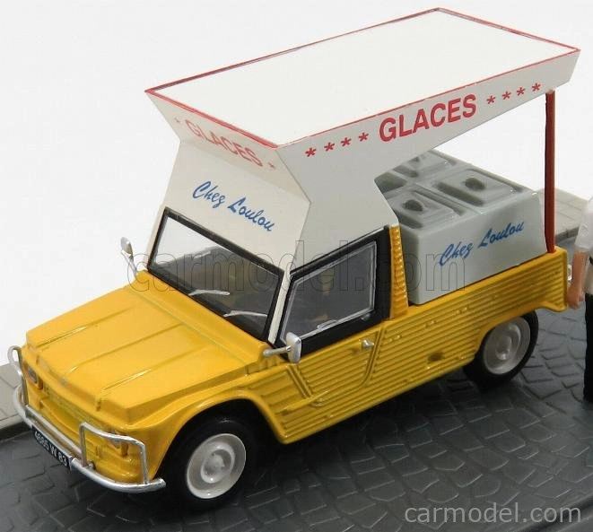 Edicola Citroen Mehari Marhand De Glaces - Gelataio - Ice Cream Van 1:43 Žlutá Bílá
