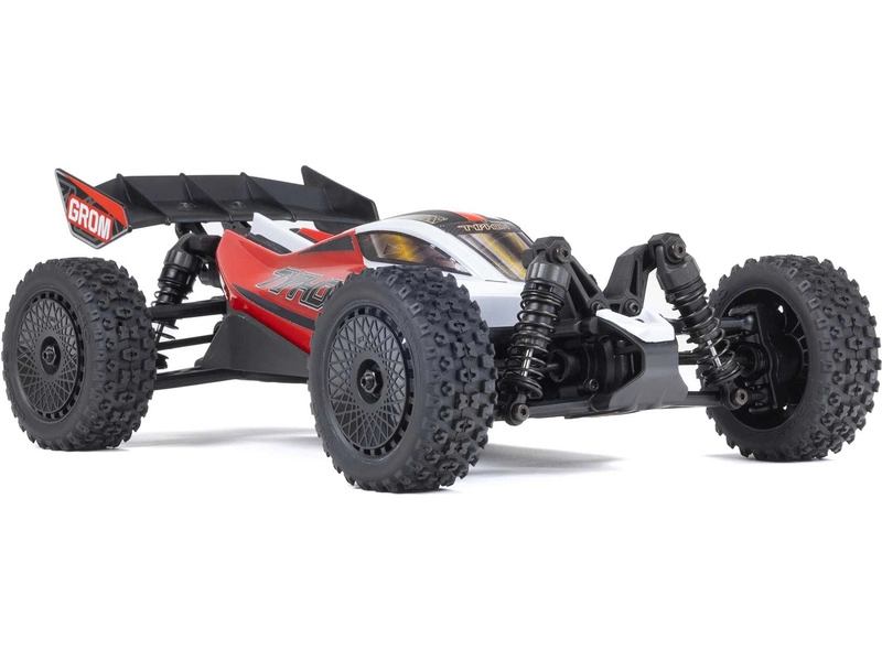 RC auto Arrma Typhon Grom 1:18 4WD Smart RTR, červené