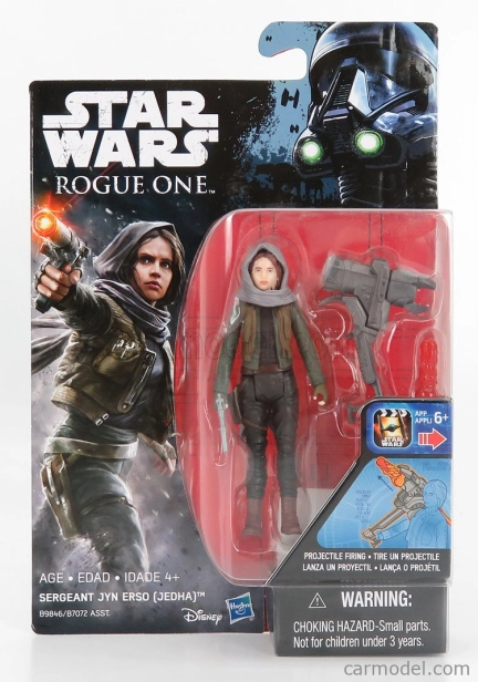 Tomica Star wars Rogue One Seržantka Jyn Erso Jedha Figúrka cm. 9.0 1:18 Zeleno-sivá