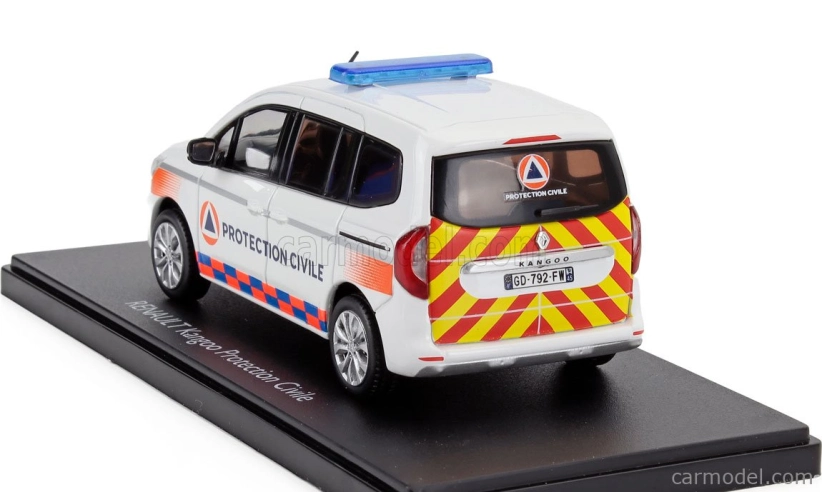 Eligor Renault Kangoo Protection Civile 2023 1:43 Biela