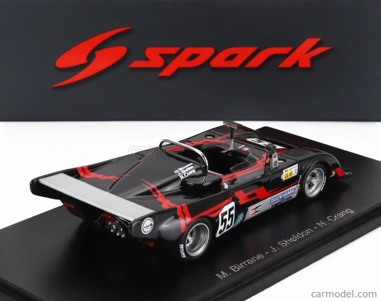 Spark-model Chevron B36 1750cc S4 Team Chevron Racing Car N 55 24h Le Mans 1982 Martin Birrane - John Sheldon - Neil Crang 1:43 Black Red