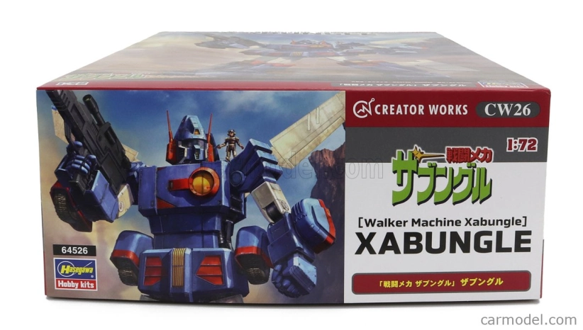 Hasegawa Tv series Robot Walker Machine Xabungle 1982 1:72 /