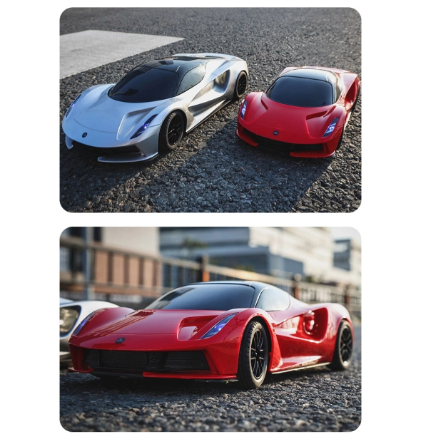 RC auto Lotus Evija, červená