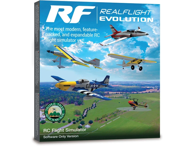 RC letový simulátor RealFlight Evolution, ovládač InterLink DX