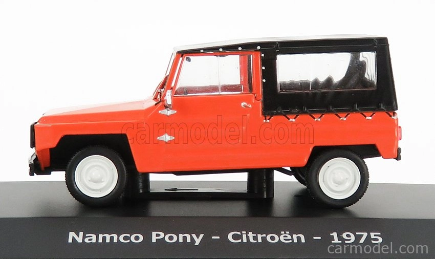 Edicola Citroen Namco Pony Cabriolet Closed 1975 - Con Vetrina - S vitrínou 1:43 Red Black