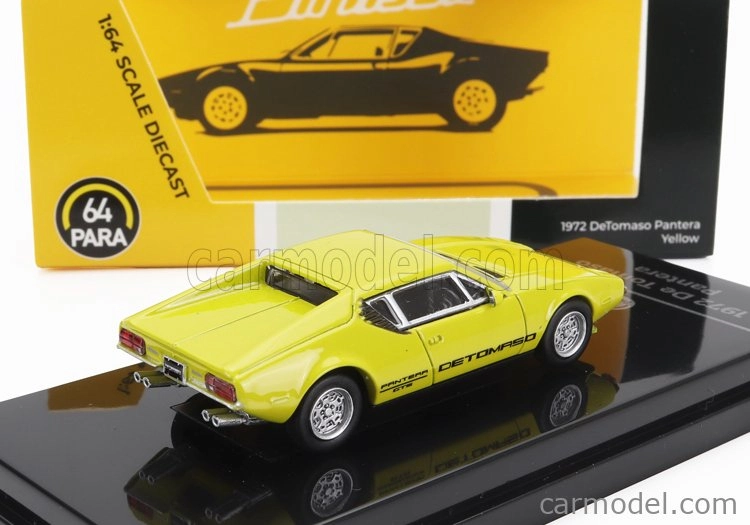 Paragon-models De tomaso Pantera Rhd 1972 1:64 Žltá