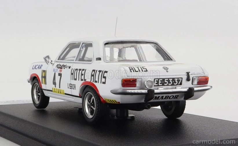Trofeu Opel Ascona (night Version) N 47 Rally Tap 1974 Pequepe - Dico 1:43 Bílá Černá