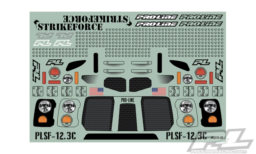 Karoséria STRIKEFORCE, číra, pre pásový traktor 12,3 (313 mm)
