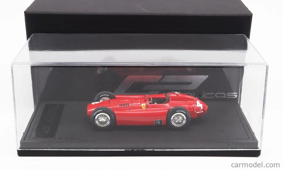 Repliky Ferrari F1 D50 N 4 2nd British Gp 1956 A.de Portago - Peter Collins 1:43 Červená