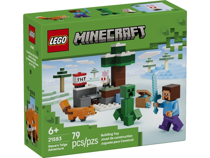 LEGO Minecraft - Steve a dobrodružstvo v tajge