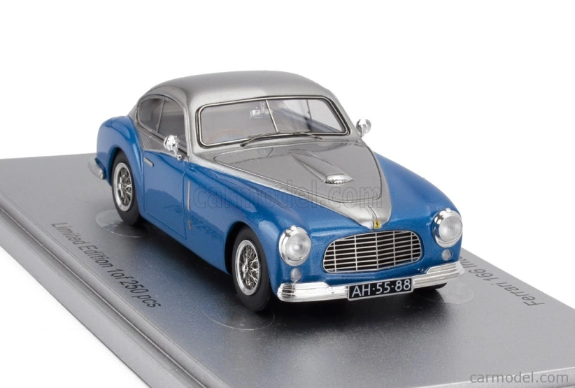 Kess-model Ferrari 166 S/n.037s Inter Farina Berlinetta 1949 1:43 Modrá strieborná