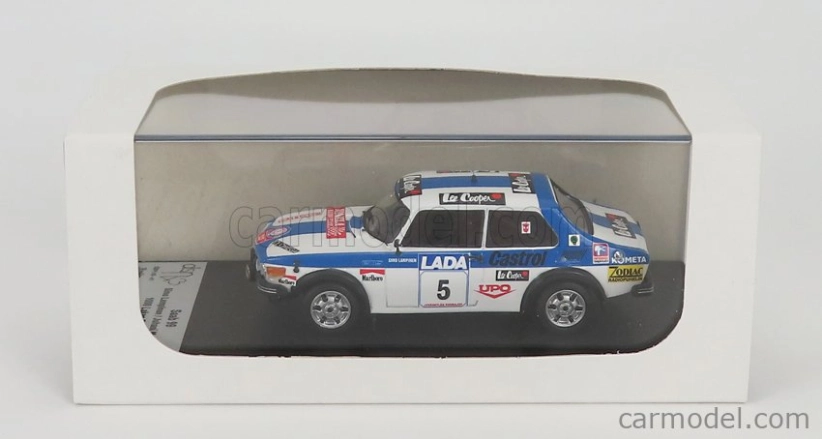 Trofeu Saab 99 N 5 Rally 1000 Lakes 1977 S.lampinen - J.markkanen 1:43 Bielo modrá