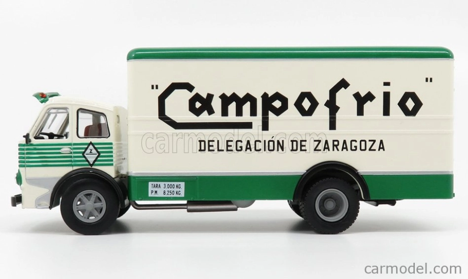 Edicola Pegaso 1060l Nákladné auto Cassonato Campofrio Delegacion De Saragoza 1966 1:43 bielo-zelená