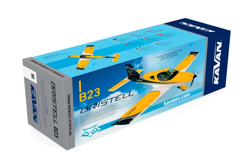 KAVAN Bristell B23 1600 mm ARF – žltá