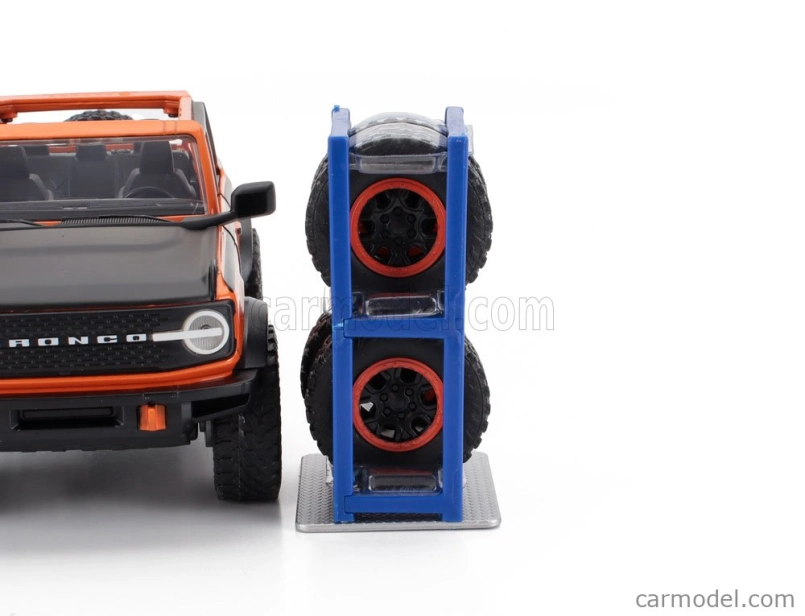 Jada Ford usa Bronco Open 2021 so sadou 4x pneumatiky 1:24 oranžová čierna