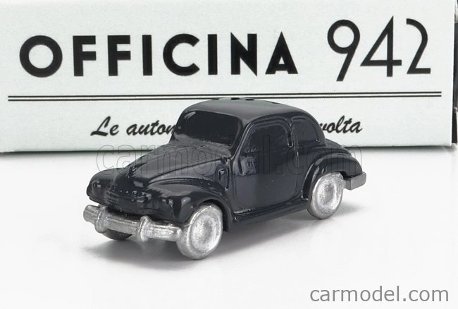 Officina-942 Fiat 500c 4 Posti Carrozzeria Rolfo 1950 1:76 Sivá
