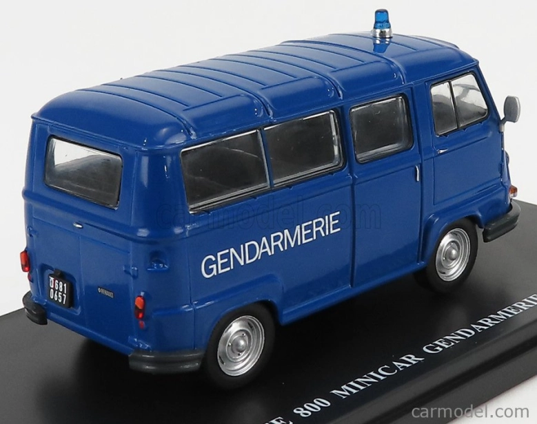 Edicola Renault Estafette 800 Minibus Žandárska polícia Radar Mobile Autovelox 1978 1:43 Modrá