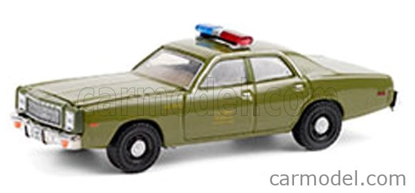 Greenlight Plymouth Fury U.s. Army Military Police 1977 - The A-team 1:64 Vojenská Zelená