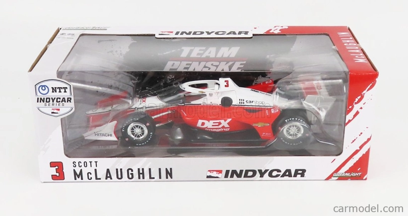 Greenlight Chevrolet Team Penske Dex Imaging N 3 1:18, červenobílá