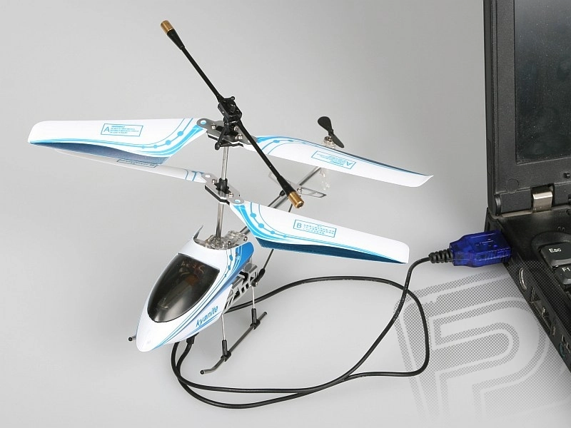 RC vrtulník Nanocopter, fialový