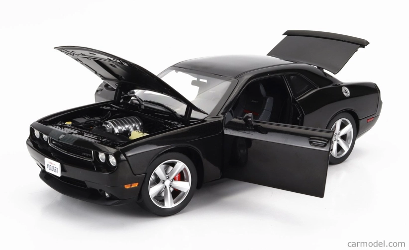 Highway61 Dodge Challenger Srt8 Coupe 2009 - Police Ncis Los Angeles 1:18 Black