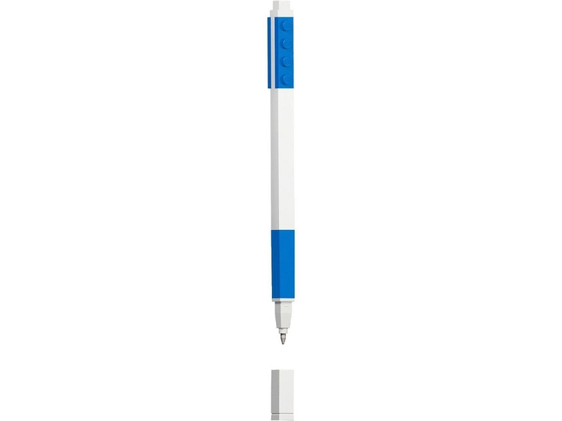 LEGO gélové pero s minifigúrkou červené