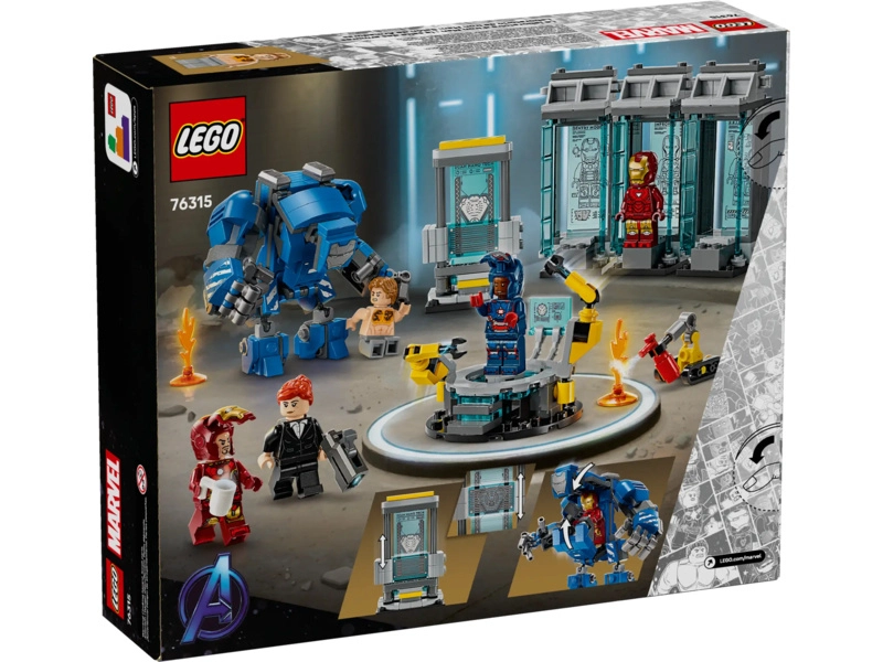 LEGO Marvel - Iron Man a jeho laboratórium: zbrojnica