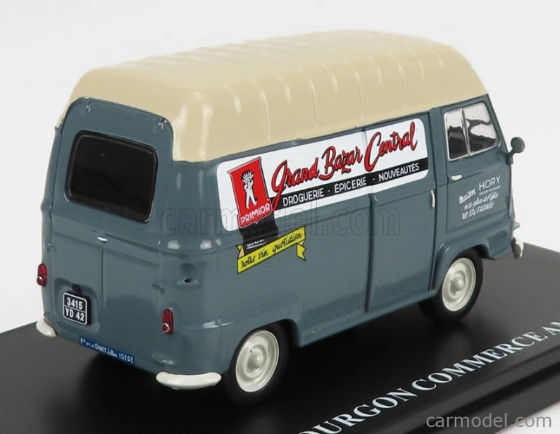 Edicola Renault Estafette Van Fourgon Commerce Ambulant 1961 1:43 sivá béžová
