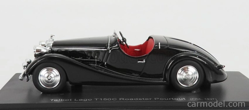 Avenue43 Talbot Lago T150c Roadster Pourtout France 1937 1:43 Black