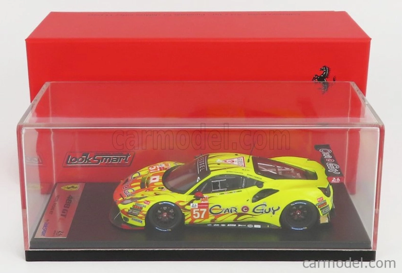 Looksmart Ferrari 488 Gte Evo 3.9l Turbo V8 Team Kessel Racing N 57 24h Le Mans 2021 S.andrews - M.jensen - T.kimura 1:43 Žltá červená
