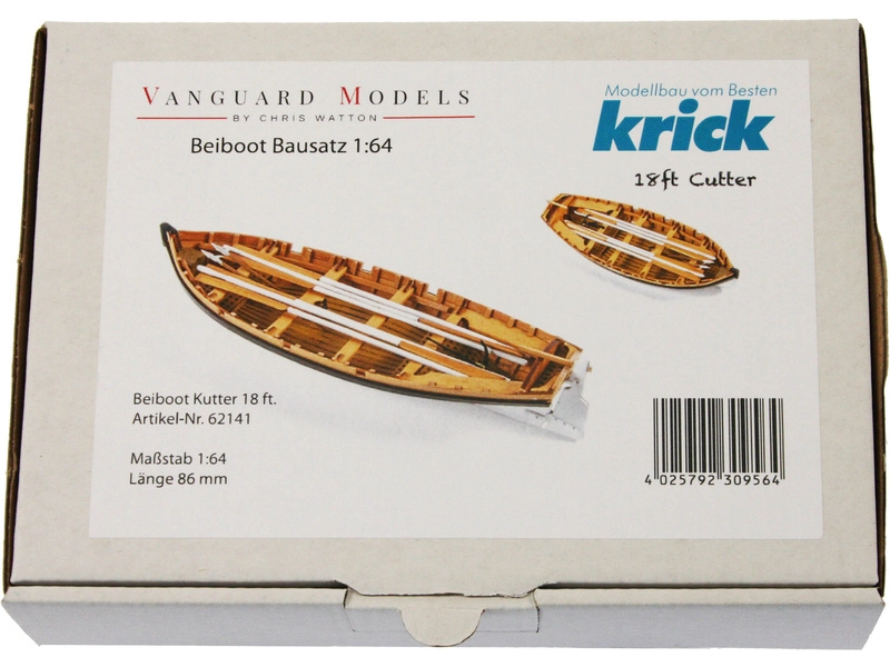 Vanguard Models Kutter boat 18" 1:64