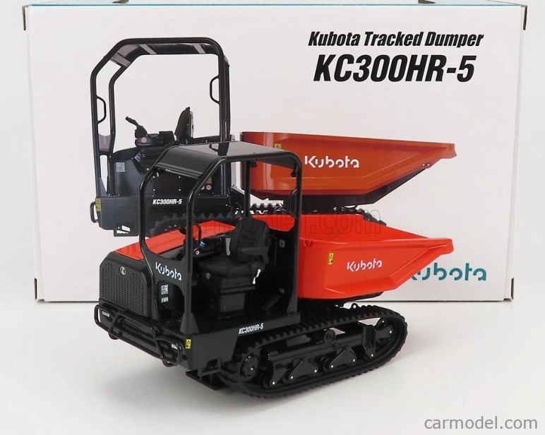 Universal hobbies Kubota Kc300hr-5 Pásový dumper 2010 1:24 Čierna oranžová