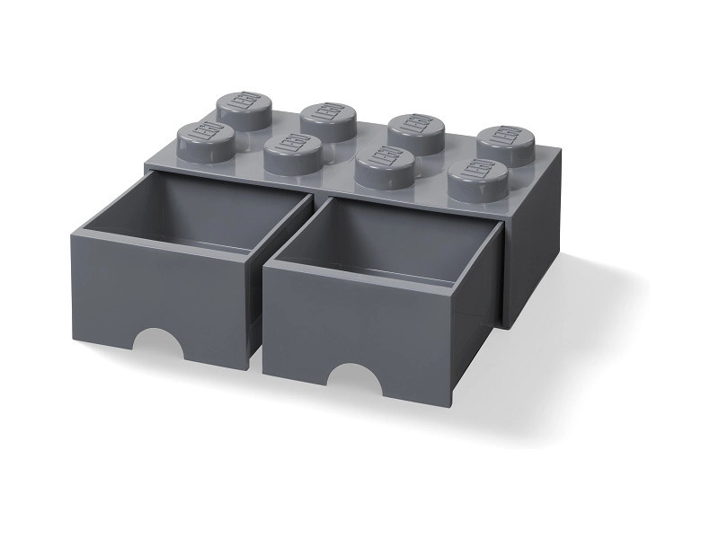 LEGO úložný box s šuplíky 250x500x180mm - modrý